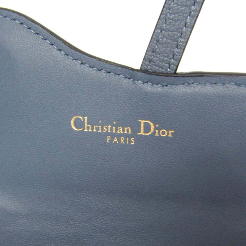 CHRISTIAN DIOR Blue Leather Shoulder Bag - Picture 14 of 15